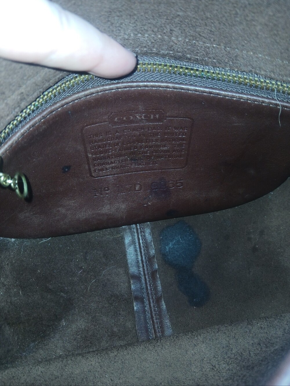 Coach vintage legacy small flap bag. Mahogany. - Picture 5 of 6